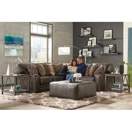 Denali Leather Sectional by Catnapper