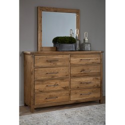 Dovetail Dresser & Mirror