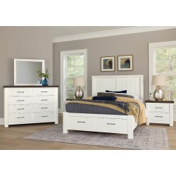 Yellowstone Dovetail Bed, Dresser, Mirror, Chest and Nigh Stand