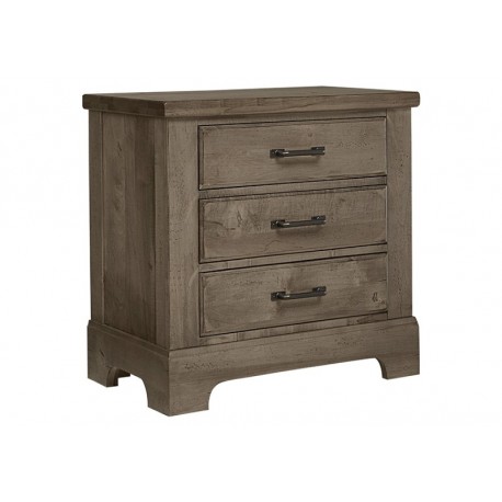 Cool Rustic 2 Drawer Night Stand