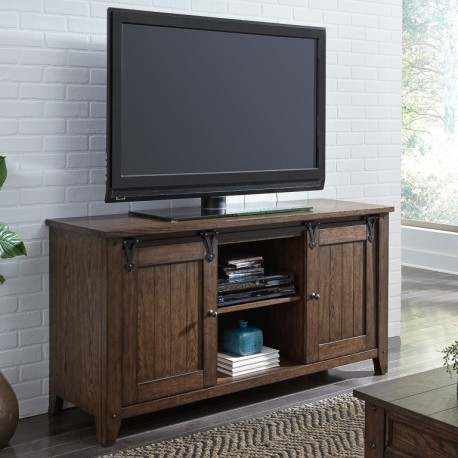 Lake House TV Console - Rustic Brown