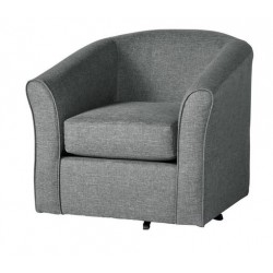 Jitterbug Grey Swivel Accent Chair